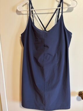 Navy Blue Columbia swim cover up/summer dress with built in shorts